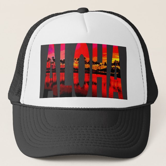 Gorra De Camionero Hawái aloha (Anverso)