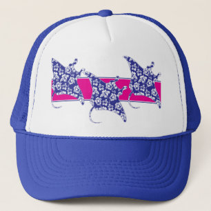 Gorra De Camionero Hawai-Flower-Manta-Rays