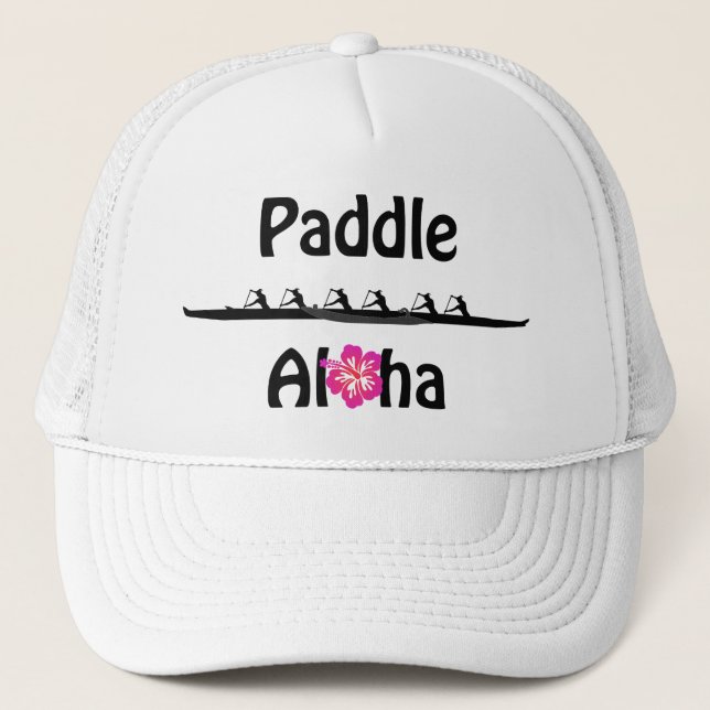 Gorra De Camionero Hawaiana de la paleta - Wahine (Anverso)
