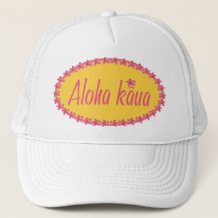 Gorra De Camionero Hawaiana kaua-Amarilla