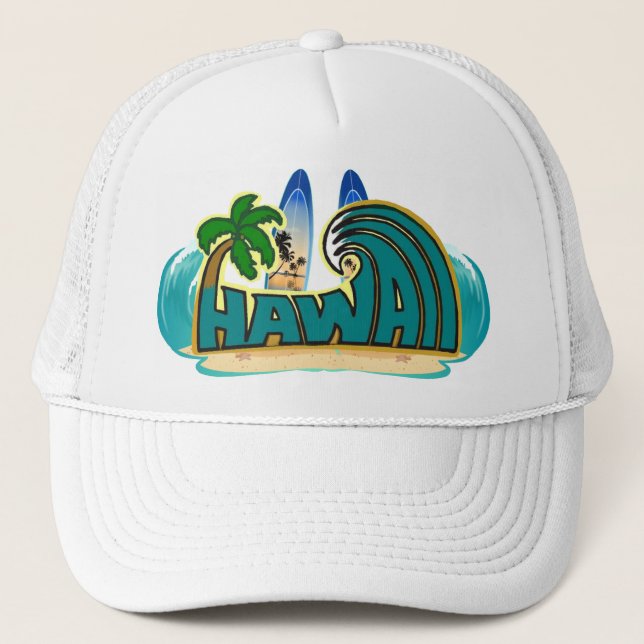 Gorra De Camionero Hawaii (Anverso)