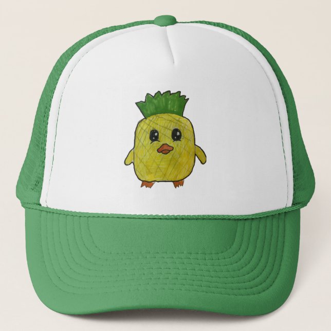 Gorra De Camionero Hawaii el pato de la piña (Anverso)