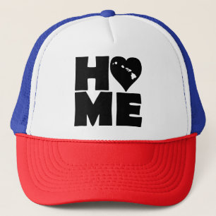 Gorra de Camionero Hawaii Hogar Corazón Estado