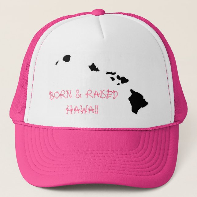 GORRA DE CAMIONERO HAWAII NACIDA Y AUMENTADA (Anverso)