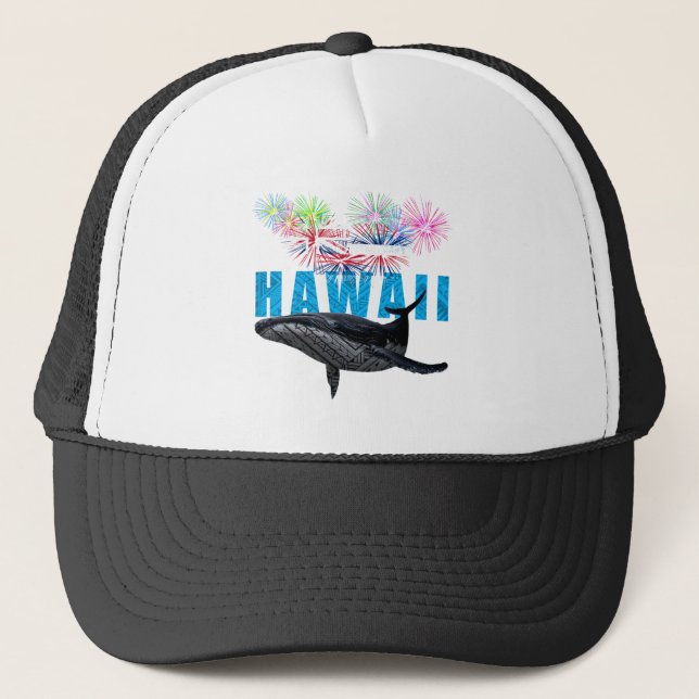 GORRA DE CAMIONERO HAWAII NYE POLYNESIAN TRIBAL HUMPBACK (Anverso)