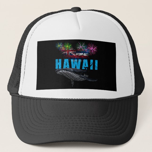 GORRA DE CAMIONERO HAWAII NYE POLYNESIAN TRIBAL HUMPBACK (Anverso)