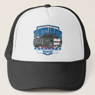 Gorra De Camionero Hawaii para proteger y servir al auto de la policí