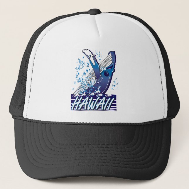 Gorra De Camionero Hawaii-Whale (Anverso)