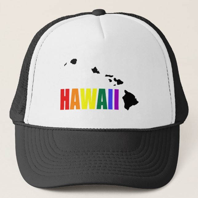 Gorra De Camionero Hawaiian Rainbow 2 (Anverso)