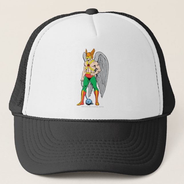 Gorra De Camionero Hawkman Standing Pose (Anverso)