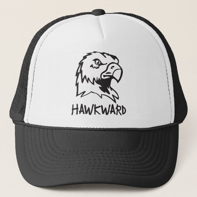 Gorra De Camionero Hawkward - retruécano torpe del halcón (Anverso)