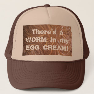 Gorra De Camionero ¡Hay un GUSANO en mi CREMA de HUEVO!