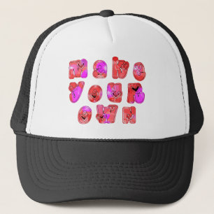 Gorra De Camionero Haz que tus propios corazones
