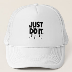 Gorra De Camionero ¡Hazlo! Camiseta Letra Negrita Retro