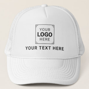 Gorra De Camionero Hazlo tuyo con logotipo de empresa con texto
