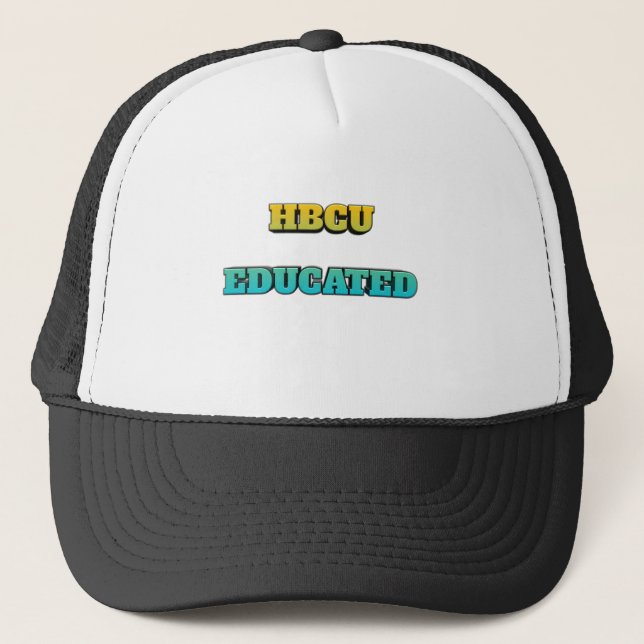 Gorra De Camionero HBCU educada (Anverso)