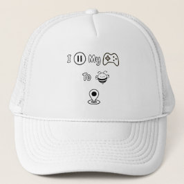 Gorra De Camionero He Pausado Mi Juego Para Estar Aquí - Divertida Ed