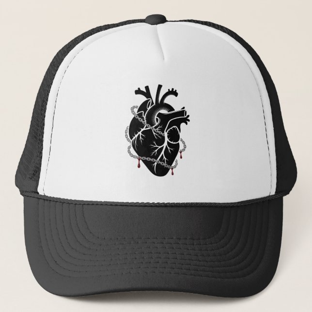 GORRA DE CAMIONERO HEART IN CHAINS (Anverso)