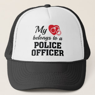 Gorra De Camionero Heart Pertenece a Oficial de Policía