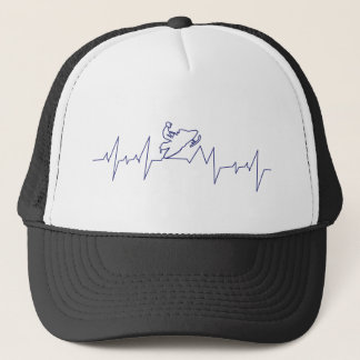 Gorra De Camionero Heartbeat-Snowmobile