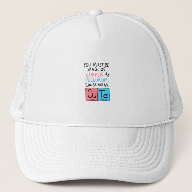 Gorra De Camionero Hecho de Cooper Cute (Anverso)