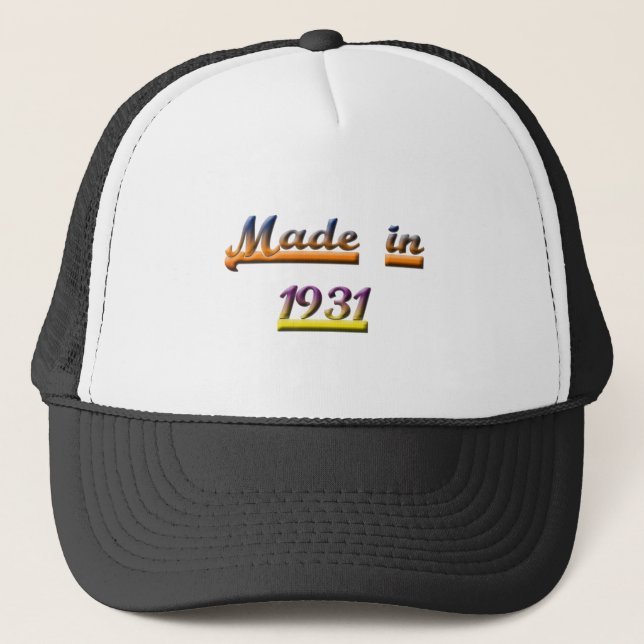 GORRA DE CAMIONERO HECHO EN 1931 (Anverso)
