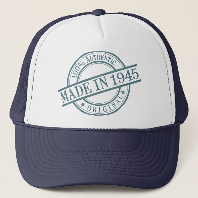 Gorra De Camionero Hecho en 1945 (Anverso)