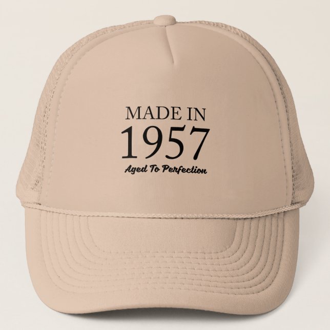 Gorra De Camionero Hecho en 1957 (Anverso)