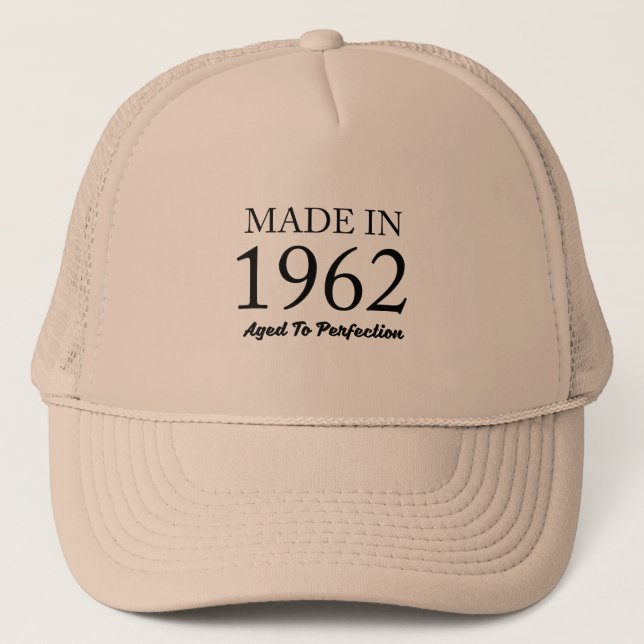 Gorra De Camionero Hecho en 1962 (Anverso)