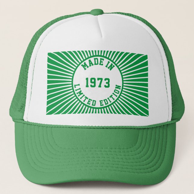 Gorra De Camionero Hecho en 1973 (Anverso)