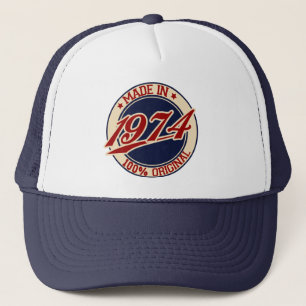 Gorra De Camionero Hecho En 1974