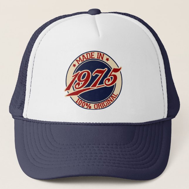 Gorra De Camionero Hecho En 1975 (Anverso)