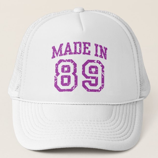 Gorra De Camionero Hecho en 89 (Anverso)