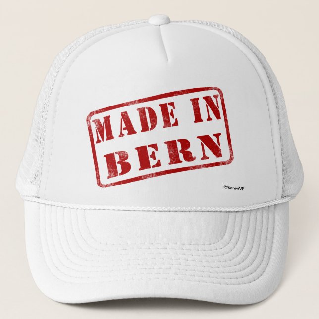 Gorra De Camionero Hecho en Berna (Anverso)