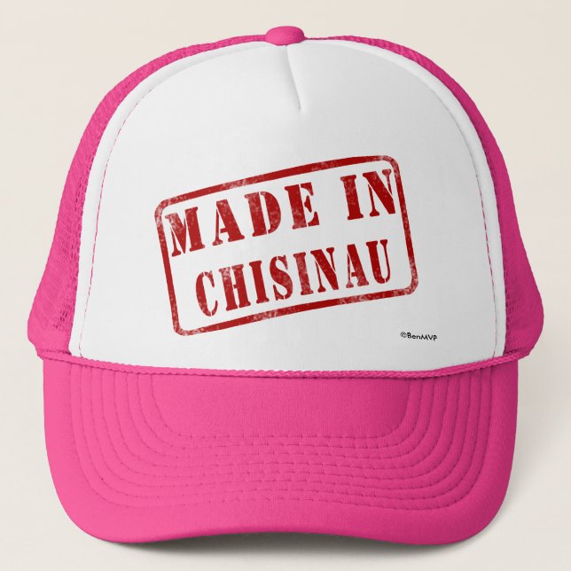 Gorra De Camionero Hecho en Chisinau (Anverso)