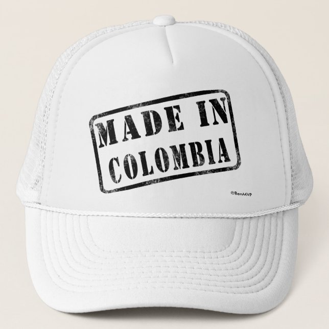 Gorra De Camionero Hecho en Colombia (Anverso)