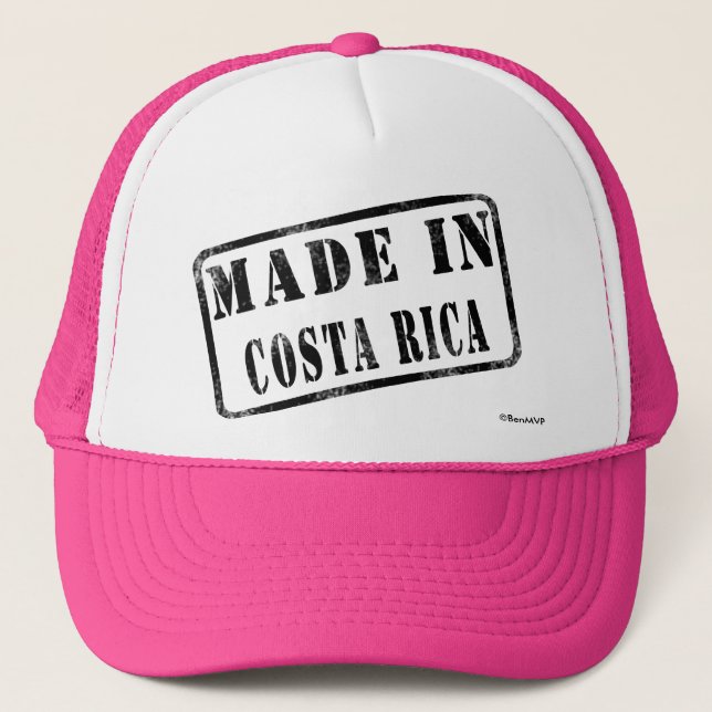 Gorra De Camionero Hecho en Costa Rica (Anverso)