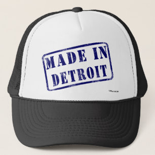 Gorra De Camionero Hecho en Detroit