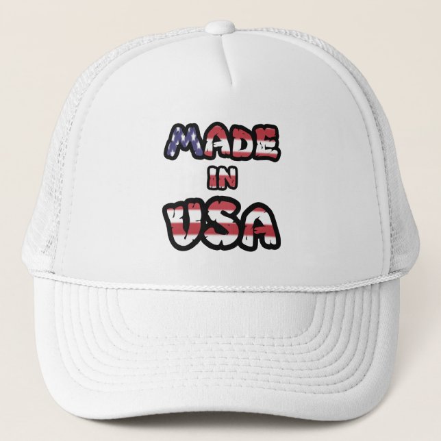 Gorra De Camionero Hecho en EE. UU. (Anverso)