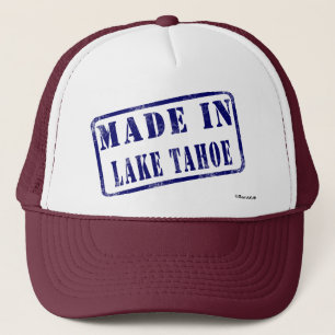 Gorra De Camionero Hecho en el lago Tahoe