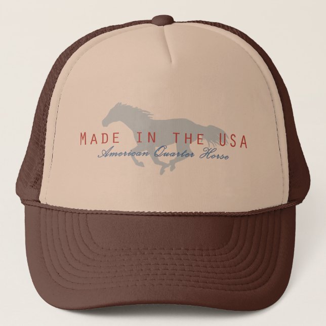 Gorra De Camionero Hecho En Estados Unidos (Anverso)