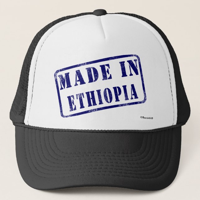Gorra De Camionero Hecho en Etiopía (Anverso)