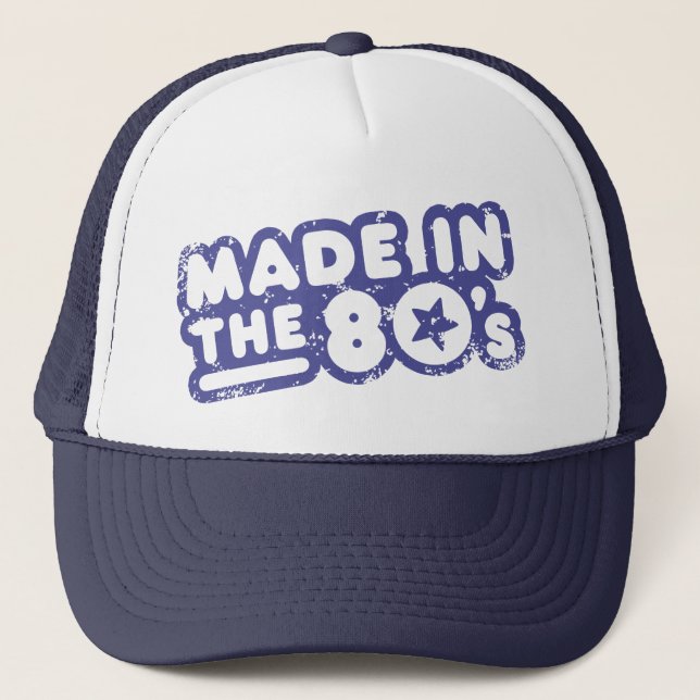Gorra De Camionero Hecho en los años 80 (Anverso)
