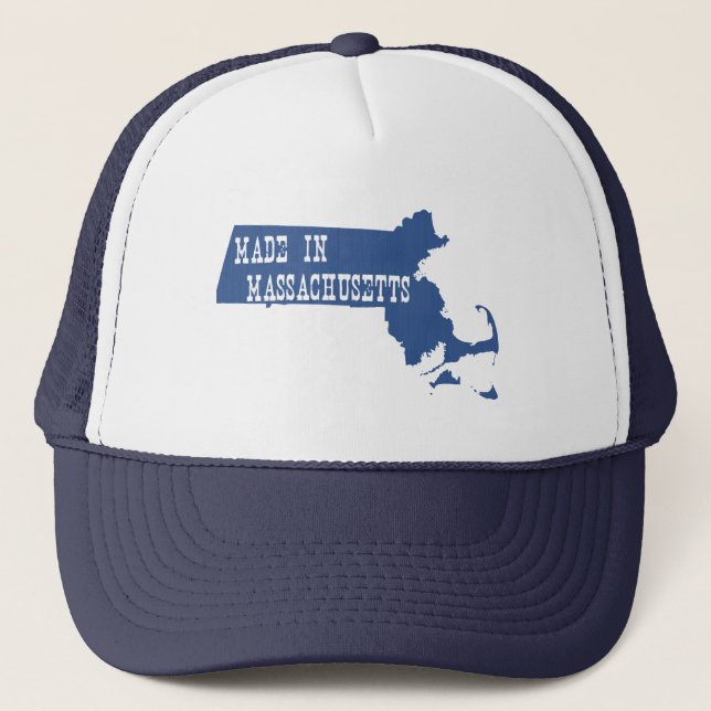 Gorra De Camionero Hecho En Massachusetts (Anverso)