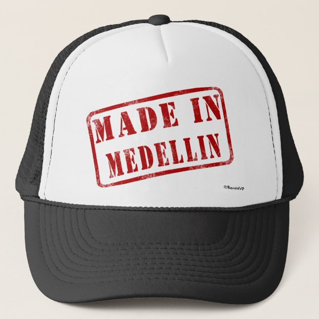 Gorra De Camionero Hecho en Medellin (Anverso)