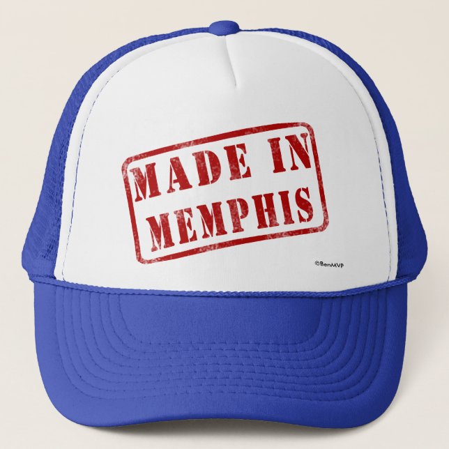 Gorra De Camionero Hecho en Memphis (Anverso)