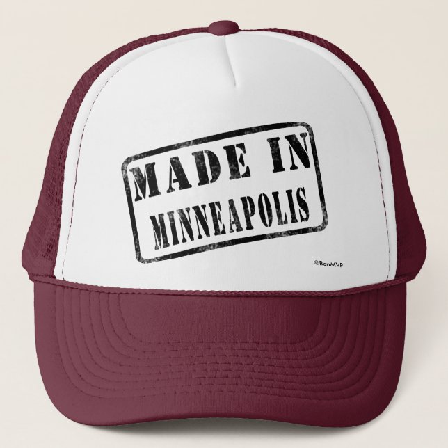 Gorra De Camionero Hecho en Minneapolis (Anverso)