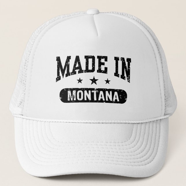 Gorra De Camionero Hecho en Montana (Anverso)