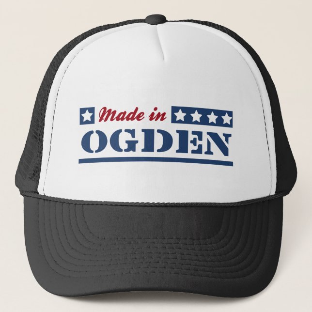 Gorra De Camionero Hecho en Ogden (Anverso)