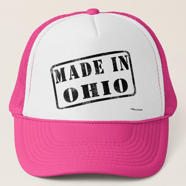 Gorra De Camionero Hecho en Ohio (Anverso)
